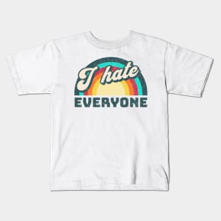 I Hate Everyone Anti Social Kids T-Shirt